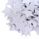 thumbnail image 2 of 100 piezas de confeti dorado con purpurina de doble cara para decorar cupcakes, bodas, cumpleaños, baby showers (estrella plateada), 2 of 6