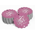 thumbnail image 2 of Inkdotpot Pack Of 50 Real Silver Foil Paper Tags Let Love Sparkle Wedding Favor Hang Tags, 2 of 6