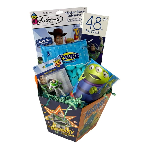 Toy Story Filled Easter Basket Boys Toys Games Candy Peeps Party Favor - Walmart.com - Walmart.com