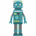 thumbnail image 1 of Petit Collage Folding Growth Chart Blue Robot, 1 of 3