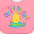 thumbnail image 4 of Inktastic My First Easter Cute Chick Just Hatched Boys or Girls Baby Bib, 4 of 4