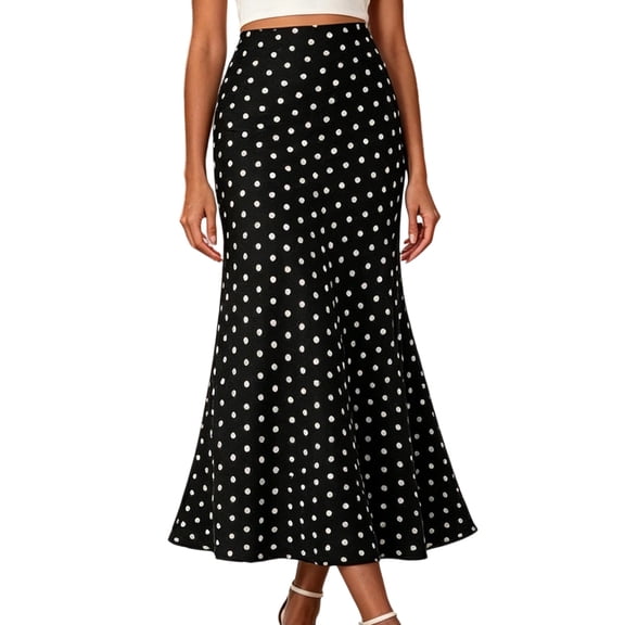 Fewfanhot Womens Skirts Elegant Maxi Skirt Elegant High Waist Bodycon Long Skirts Casual Trendy