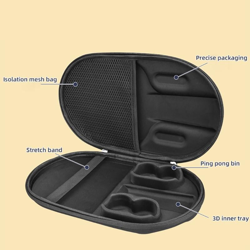 CEORPER Table Tennis Racket Case, Watertight Zippers Enclosure Table Tennis Racket Bag