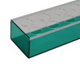 thumbnail image 3 of tredstone Rectangular Flower Vase Ornament for Dining Table Indoor Plants Celebration blue, 3 of 9