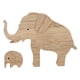 thumbnail image 1 of Decoración de madera para el hogar con bordes lisos, juego de figuras de elefantes lindos B25 para mamá y bebé, 1 of 8