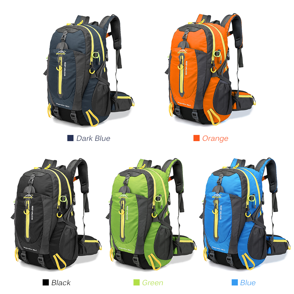 40L Water Resistant Travel Backpack Camp Hike Laptop Daypack Trekking Climb Back Bags For Men Women - image 3 of 5