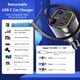 thumbnail image 4 of Cargador de coche AGEMANY 78 W de carga rápida USB C para iPhone 16 Android, 4 of 9