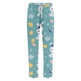 thumbnail image 3 of Domuza Easter Rabbit Pajama Pants for Men Casual Drawstring Stretch Waist Home Trousers Relaxed Fit Comfy Lounge Sleep Pants with Pockets Mint Green M, 3 of 4