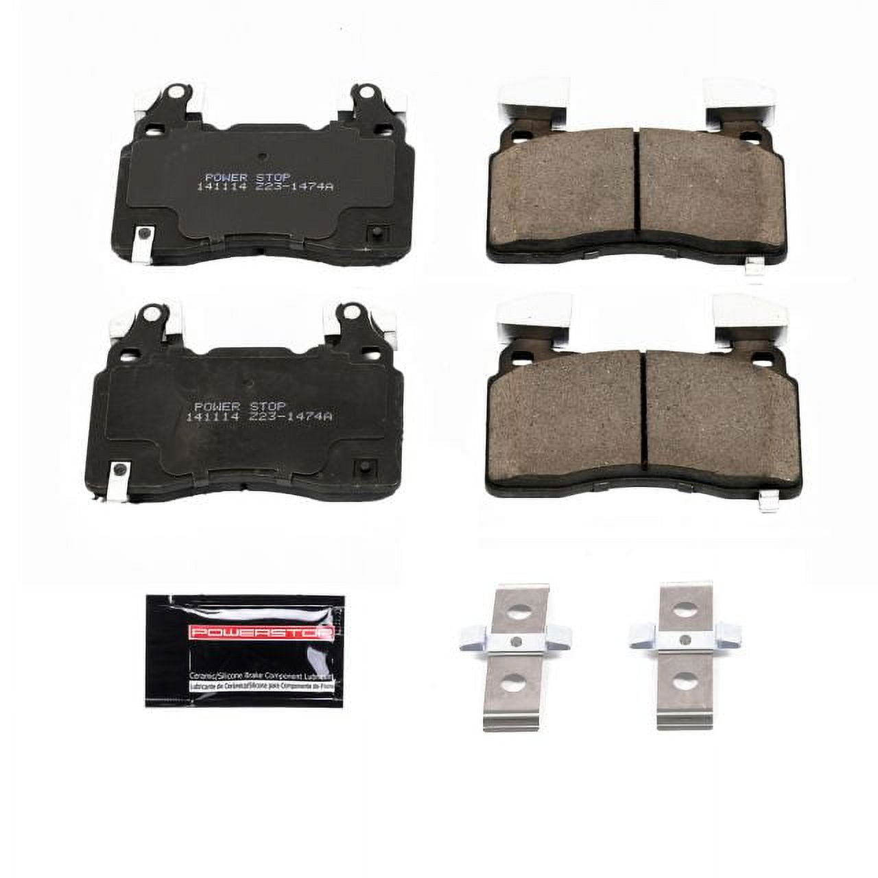 Power Stop Front Z23 Evolution Carbon-Fiber Ceramic Brake Pads Z23-1474A