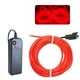 thumbnail image 2 of Tira de luces de neón MaxLax EL Wire roja de 5 m con paquete de baterías, 2 of 7