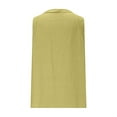 thumbnail image 5 of Lenpel Summer Tank Tops for Women Sleeveless Boat Neck Pleated Front Loose Tunic Shirts Trendy Casual Blouses, 5 of 6