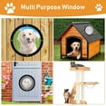 thumbnail image 2 of Durable Acrylic Dome Pet Fence Window for Cats and Dogs, 2 of 5