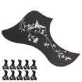 thumbnail image 1 of Golpeador De Guitarra, Placa Protectora De PVC Resistente Al Desgaste 10PCS Para Instrumento De Cuerda YLSHRF Plata, 1 of 8