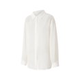 thumbnail image 5 of Qiylii Women's Sheer Button Up Shirt Y2K Long Sleeve Lapel V Neck Mesh Top Vintage See Through Basic Blouse Streetwear, 5 of 7
