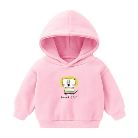 

Qufokar mas Sweater Youth Purge Shirt Toddler Boys Girls Winter Long Sleeve Hoodie Sweatshirt Outwear for Kids Clothes Cartoon Sweet Lions Prints