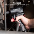 thumbnail image 4 of Sunex Tools SXMC12 Lightweight Super Duty Mini Impact Wrench, 1/2 Inch Drive, 4 of 7