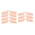 thumbnail image 1 of Corrector de dedos Hallux Valgus Jadeshay 7 pares Separador de dedos superpuesto 3 orificios, 1 of 14