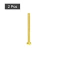 thumbnail image 3 of Unique Bargains Brass Hex Bolts, 1/4-20x3' 2 Pack Fully Thread Grade 4.8 Machine Screws, 3 of 4