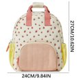 thumbnail image 3 of CHUANK Children‘s Bag Baby Strawberry Print Backpack Schoolbag, 3 of 6