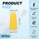 thumbnail image 2 of Uxcell 50Pcs Tapones de Silicona, 1/4" x 3/8" (6.5mm x 9.5mm) Resistentes a Altas Temperaturas, Reutilizables para Pintura y Sellado, Amarillo, 2 of 6