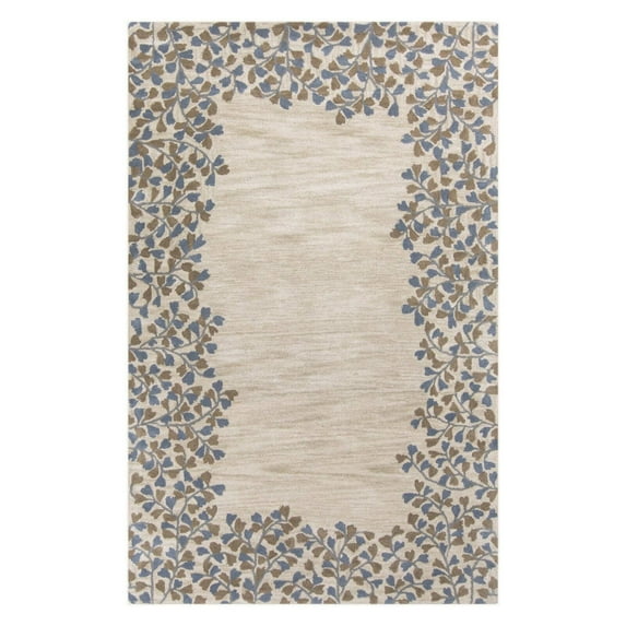 Surya ATH-5117 Athena Solids and Borders Round Beige 8' Round Area Rug