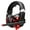 Red, variant on RUNMUS K2 Gaming Headset, Gaming Headphone with 7.1 Surround Sound Stereo, Xbox One Headset with Noise Canceling Mic & LED Light, Compatible with PC, PS4, PS5, Nintendo Switch