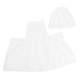 thumbnail image 1 of Herwey Baby Chef Outfit Infant White Apron Hat Set Cooking Costumes Photography Props, 1 of 8