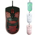 thumbnail image 2 of Q2 Wired USB Gaming Mice 1200/2400/4800DPI RGB Backlit 4 Buttons Ergonomic Design Lightweight Computer Mouse black, 2 of 5