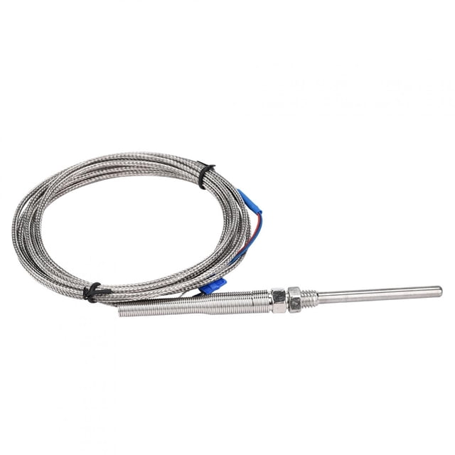 Thermocouple Probe, Stable Practical PT100 Thermocouple Precise Reliable For Home For Temperature Measurement Anggrek Thermocouple Probe