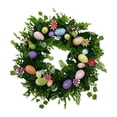 thumbnail image 1 of Corona de flores de Pascua, guirnaldas colgantes, guirnalda de flores artificiales decorativas Estilo A, 1 of 9