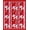 Red, Pattern 4, variant on ODIKA 4'x6' Machine Washable Non-Slip Area Rug, Galloping Steed Latch Hook Needlework Canvas High Traffic Rug, Pink, 635392