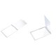 thumbnail image 1 of Espejos de maquillaje profesionales de 2 piezas Jinwen Espejo de maquillaje de viaje rectangular de mano, 1 of 8