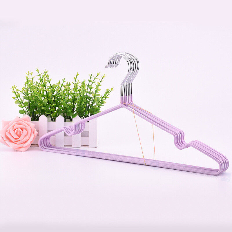 UMMH Set Metal Clothes Hangers NonSlip Suit Coat Hangers Friction