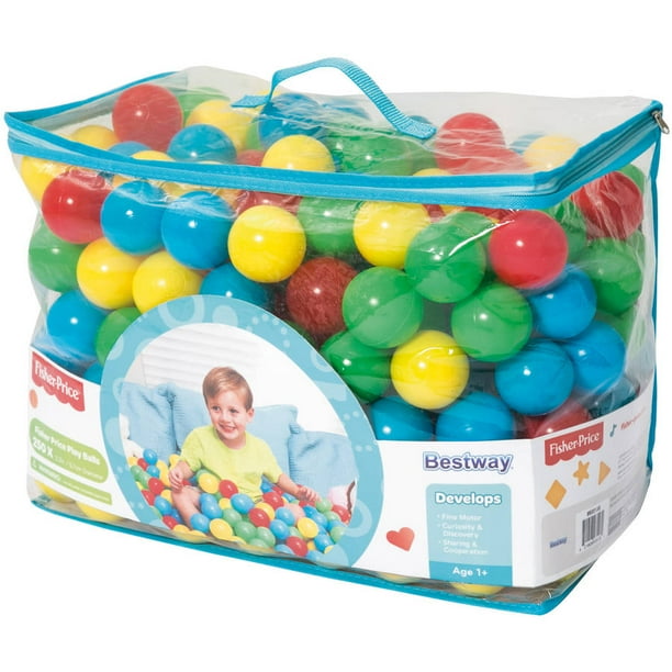 Fisher Price 2.5" Kid's MultiColored Play Balls, 250 Count Walmart