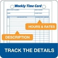 thumbnail image 4 of TOPS Employee Time Card, Weekly, 4 1/4 x 6 3/4, 100/Pack -TOP3016, 4 of 5