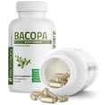 thumbnail image 2 of Bronson Bacopa Supports Healthy Brain Function and Mental Performance, Traditional Herb, Non-GMO, 180 Vegetarian Capsules, 2 of 6