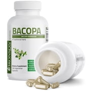 Bronson Bacopa Supports Healthy Brain Function and Mental Performance, Traditional Herb, Non-GMO, 180 Vegetarian Capsules