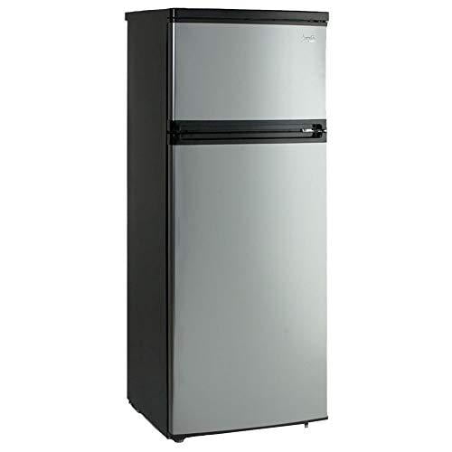 avanti ra7316pst 2door apartment size refrigerator, black with