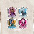 thumbnail image 3 of Monster High - Character Grid - Toddler And Youth Crewneck Fleece Sweatshirt, 3 of 5