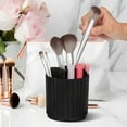 thumbnail image 4 of unbranded Organizador Giratorio Para Brochas De Maquillaje Con Tapa Transparente Y Compartimentos Múltiples Negro, 4 of 8