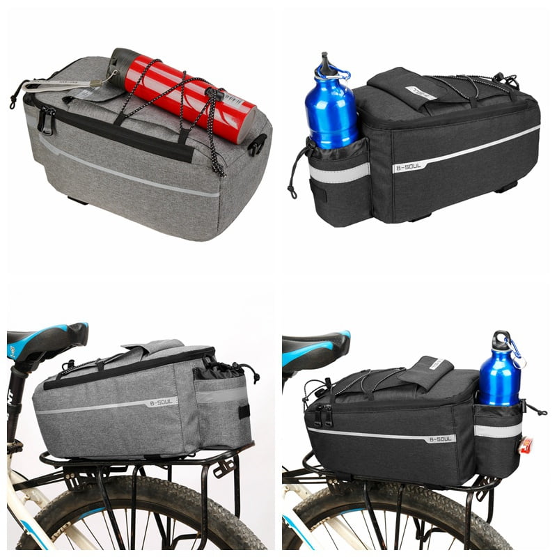 SUPERHOMUSE 1pc Bicycle Bag Insulated Trunk Cooler Pack Cycling Bicycle Rear Rack Storage