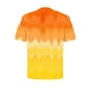 thumbnail image 4 of Ceisia Men's Loose Fit Solid Color T-shirt Short Sleeve Round Neck Elastic Casual Daily Sport Tee Tops Yellow XXL Gifts, 4 of 6