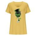 thumbnail image 3 of Njagoc3 Womens Casual U-Neck Short Sleeve T- Solid Summer Blouses, 3 of 6