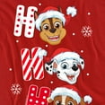 thumbnail image 2 of Paw Patrol Chase Marshall Rubble Christmas Santa Hats Unisex Adult T Shirt, 2 of 5