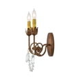 thumbnail image 2 of Meyda Tiffany 169657 Antonia 2 Light 12" Tall Wall Sconce - Autumn Leaf, 2 of 3