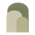 thumbnail image 1 of Calcomanía de pared de arco, papel tapiz de arco, guardería, interior, vacaciones, dormitorio, moderno, adhesivo y Verde, 1 of 9