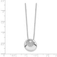 thumbnail image 3 of SS White Ice .09ct. Diamond Necklace 18 Inch, 3 of 3