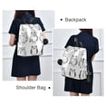 thumbnail image 7 of One Line Owls Cartoon Travel Laptops Backpack for Women Anti-theft Casual Work Bag Daypack Lightweight Laptop Bag, 7 of 7