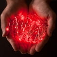 thumbnail image 4 of UTAH-Rtgs Micro LED 20 Super Bright Red Color Lights Battery Operated on 7.5 Ft Long Silver Color Ultra Thin String Wire [NEWEST VERSION] + 100% Products Satisfaction Guarantee, 4 of 4