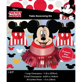 Mickey Mouse Party Table Decorating Kit, 23pcs